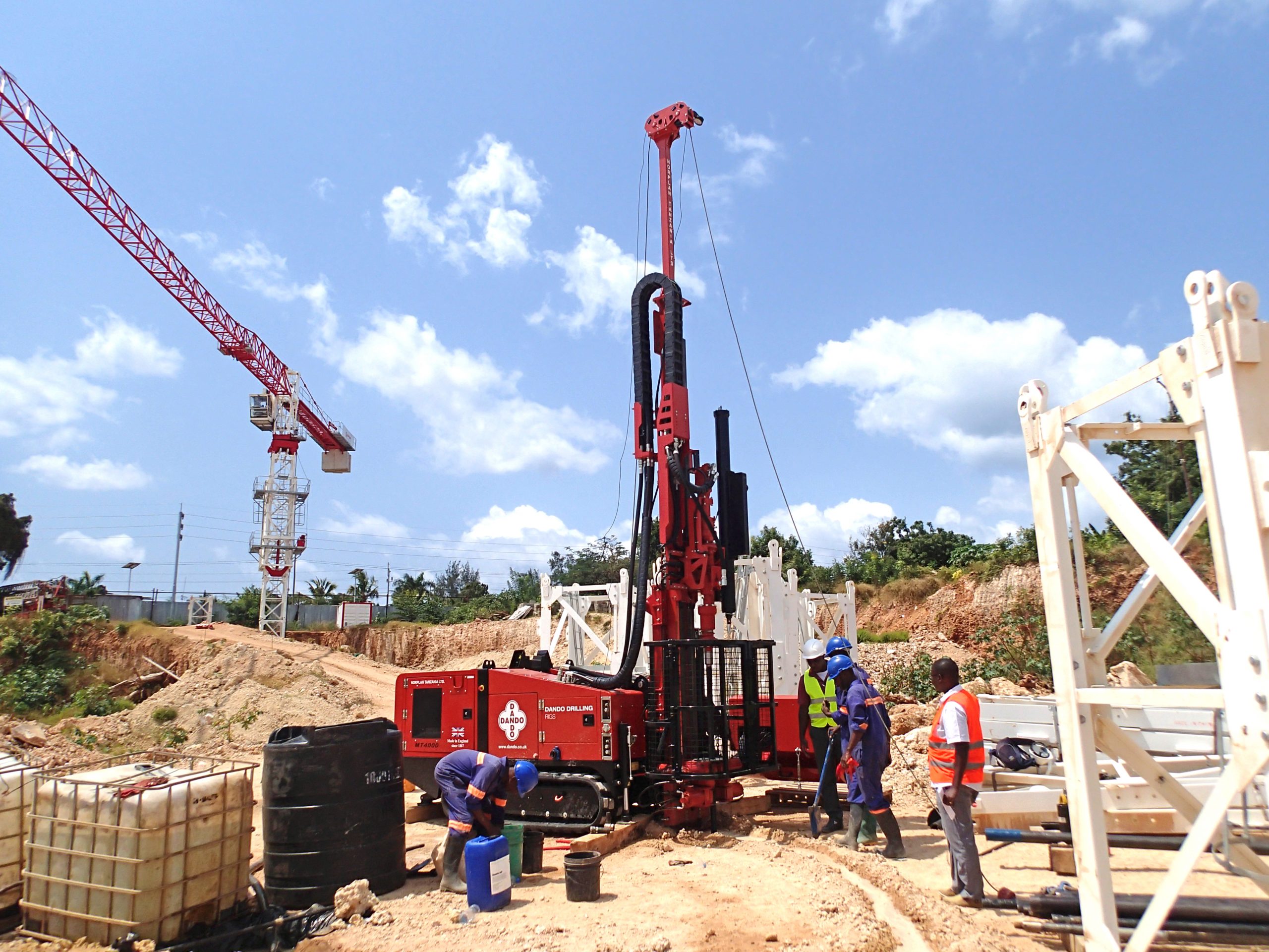 Construction forage Touba